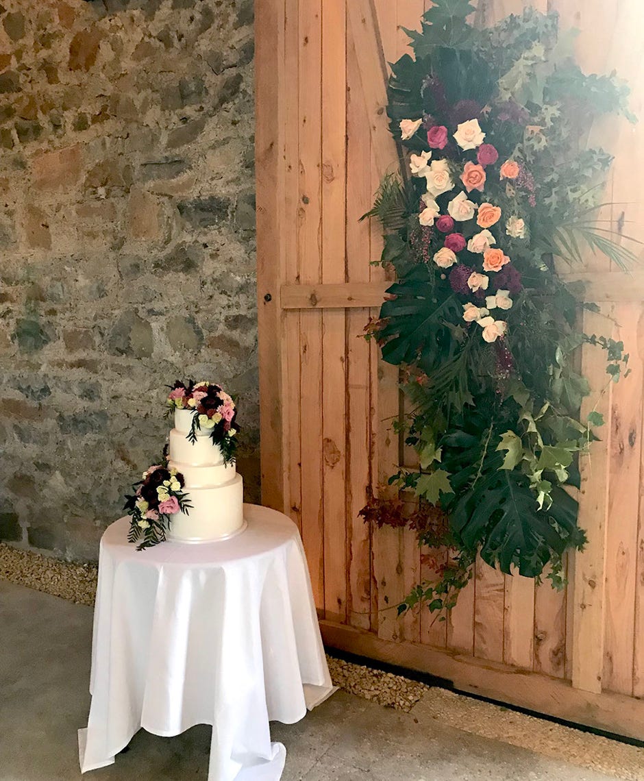 Waterton Hall - wedding touches in our Barn