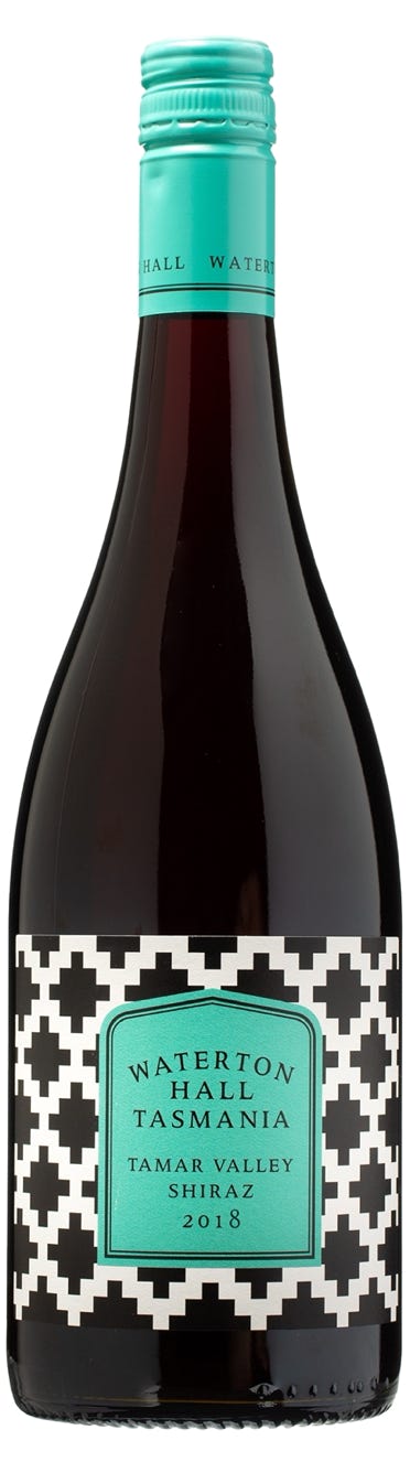 2019 Shiraz red wine bottle