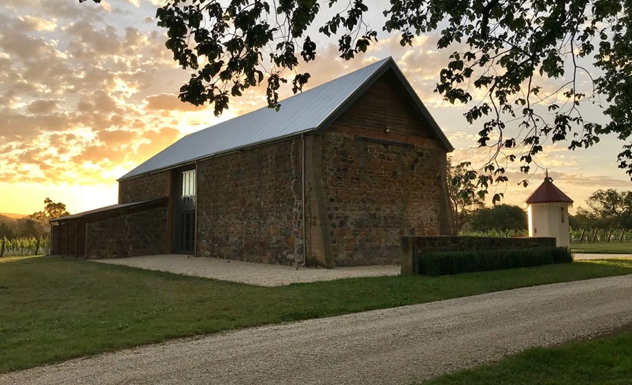 Waterton Hall - Waterton Hall Barn on sunset